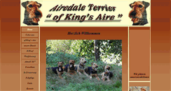 Desktop Screenshot of airedales-of-kings-aire.de