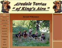 Tablet Screenshot of airedales-of-kings-aire.de
